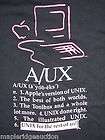 Vintage Apple Computer Employee A/UX UNIX T Shirt M Medium 1988 