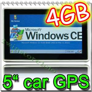 4GB NEW map + 5 Car GPS Navigation nav touch FM  /4  