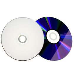   16X White Inkjet HUB Printable DVD R DVDR Recordable Disc 4.7GB  