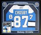 Sidney Crosby 09 10 UD Ice Frozen Fabrics Autograph / Jersey /35 BGS 8 