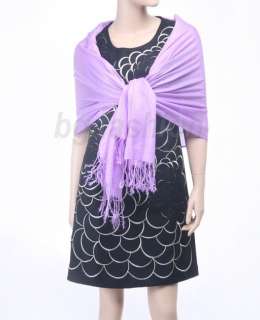 Cashmere Pashmina Silk Pure Wrap Scarf Shawl 28 Colors  