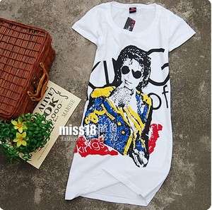   Michael Jackson king of pop Billie Jean Grammy Ladies Junior T Shirt