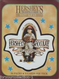 Hersheys Chocolate Trading Cards Tin 36 packs  