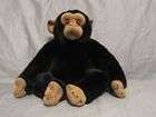 Aurora People Pals Monkey Chimpanzee Black Brown Plush Stuffed Animal 