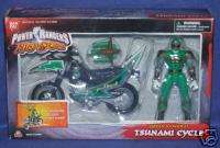 Power Rangers Ninja Storm Green Samurai Cycle w Ranger  