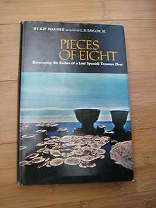 KIP WAGNER~ Pieces of Eight~1st Ed~HCdj~book belong to Allan Adler 
