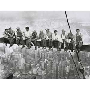 Ebbets Charles Lunchtime Skyskraper Kunstdruck New York Manhattan 