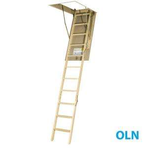   10 ft. Wood Attic Ladder 250 lb. Load Capacity (Type I Duty Rating