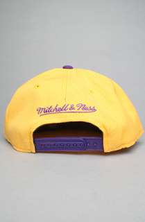 Mitchell & Ness The Los Angeles Lakers Sharktooth Snapback Hat in 