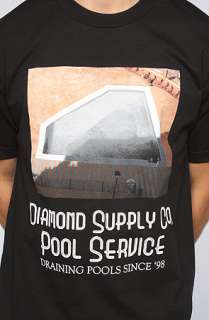 Diamond Supply Co. The Pool Service Tee in Black  Karmaloop 