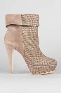 Dolce Vita The Calla Bootie in Taupe Snake  Karmaloop   Global 