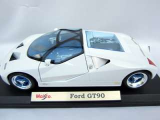   FORD GT90 SPORTS CAR MINT 118 DIECAST WHITE RACE PROTO TYPE  