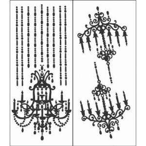 Snap Black Chandelier Wall Applique WC1286270 