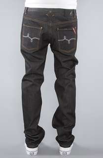 LRG The Researchicon Slim Straight Fit Jeans in Raw Black Wash 