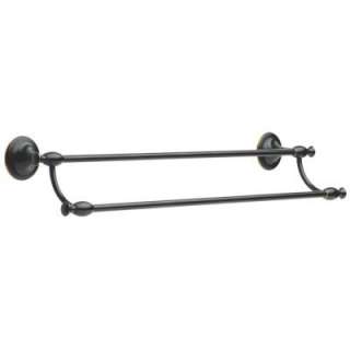 Delta Meridian 24 in. Double Towel Bar in Oil Rubbed Bronze 137240 at 