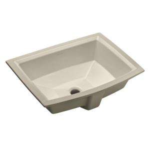 Archer Undercounter Vitreous China Bathroom Sink in Biscuit K 2355 96 
