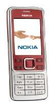 Nokia 6300 red (EDGE, Bluetooth, Kamera mit 2 MP, Musik Player, Stereo 