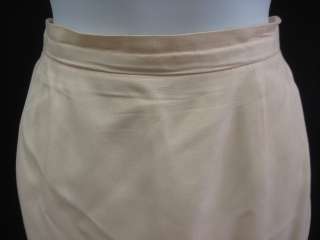 AUTH CHRISTIAN DIOR Vintage Peach Blazer Skirt Suit 6  