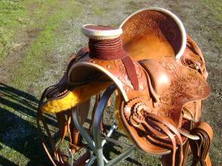 HAND MADE HIGH GRADE 16 LEATHER WESTERN WADE ROPER ROPING COWBOY 
