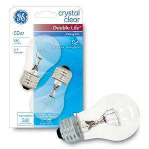   Fan Incandescent Light Bulb (2 Pack) FAM24 60A15C/2L 