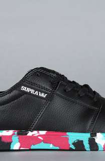 SUPRA The Stacks Sneaker in Black Tumbled Action Leather  Karmaloop 