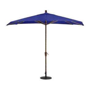 casual cushion 10 ft. Blue Sunbrella Canopy Bronze Pole Hexagon 