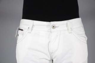 Authentic $180 Energie Slim Fit White Jeans Size 28   40  