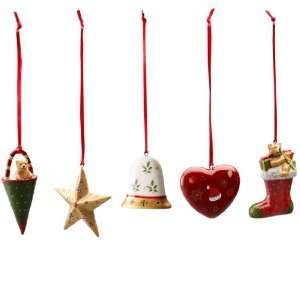 Villeroy & Boch Nostalgic Ornaments Weihnachtsornament, Set 5 tlg 