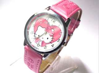   Fashion HelloKitty Girls Quartz Sport ODM Wrist watch Pink A501  