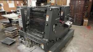 HEIDELBERG GTOZP 52, YEAR 1993, SN# 709 238, TWO COLOR PRESS  