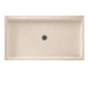 Swanstone 34 in. x 60 in. Solid Surface Single Threshold Shower Floor 