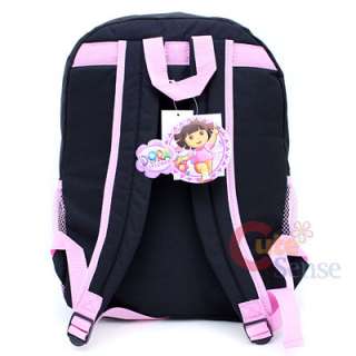 Dora & Boots School Backpack BagBlack Crayon Large16  