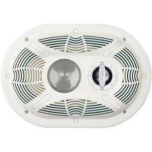 BAZOOKA MAC6903W White Marine Coaxial Speaker (6 x 9)(Pair) at 