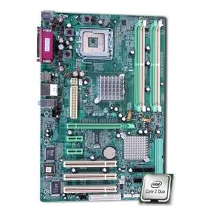 Biostar 945P A7A Intel Socket 775 ATX Motherboard and an Intel Core 2 
