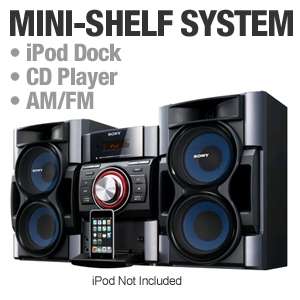 Sony MHCEC79i Mini Hi Fi Shelf System   iPod Dock, CD player, AM/FM 