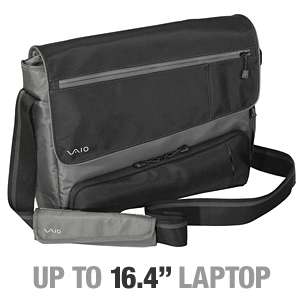 Sony VAIO VGPAMB14/B Messenger Bag   Fits Notebooks up to 16.4, Black 