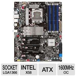 Intel Desktop Board DX58OG Motherboard   ATX, Socket LGA1366, DDR3 