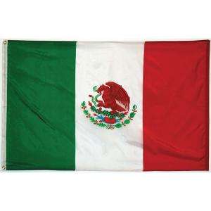 Seasonal Designs 3 Ft. X 5 Ft. Mexico Flag MEX3  