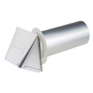 Deflect o 4 in. Aluminum Dryer Vent Hood, Pipe and Collar DAVHA4/12 at 