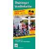 Radwanderkarte Thüringer Städtekette Mit Ausflugszielen, Einkehr 
