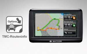 TMC Routeninfo in folgenden Ländern verfügbar A, B, CH, CZ, D, F 