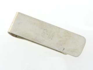   & Co. Makers 925 Sterling Silver Engine Turned Money Clip  