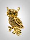 Broche copie C.Fabergé   « Hibou » cadeau femme