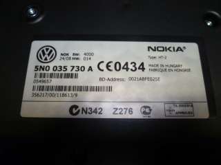 VW Passat 3C Bluetooth Premium Steuergerät 5N0035730A von Nokia 