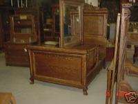 Antique 3 Piece Oak Bedroom Set  