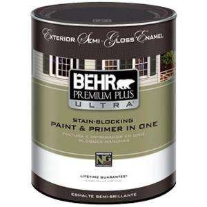   Semi Gloss Acrylic Latex White Exterior Paint 585304 