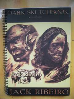 JACK RIBEIRO Dark Sketch Book Vol.3 Tattoo Flash book 11  