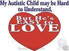 Adult T shirt Autism Awareness *Autistic* Love Someone  