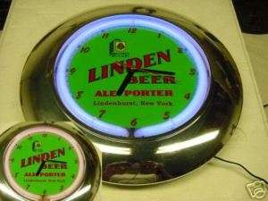 Linden Beer 12 Neon Clock (color changing) New York  
