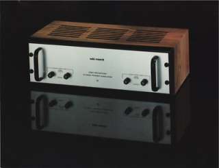 Audio Research D 100A Power Amplifier Brochure  